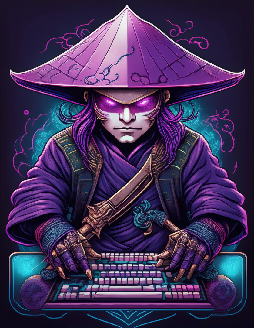 purple kung fu logo